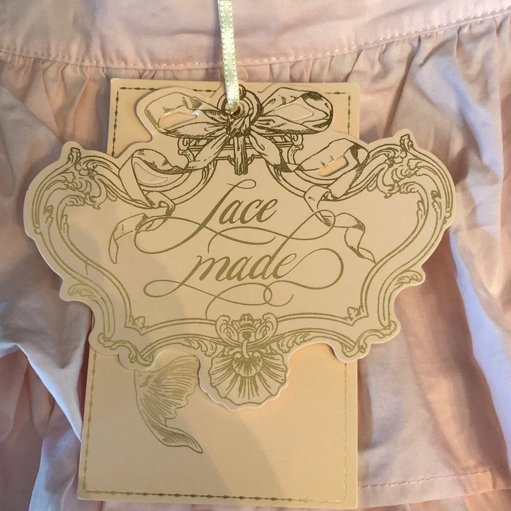 LACEMADE Fleur Poetry pink cotton ruffle skirt - Picture 8 of 10